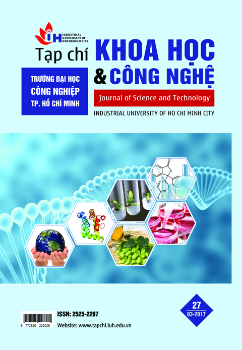 Journal of Science and Technology - IUH - Vol 27 (03-2017)