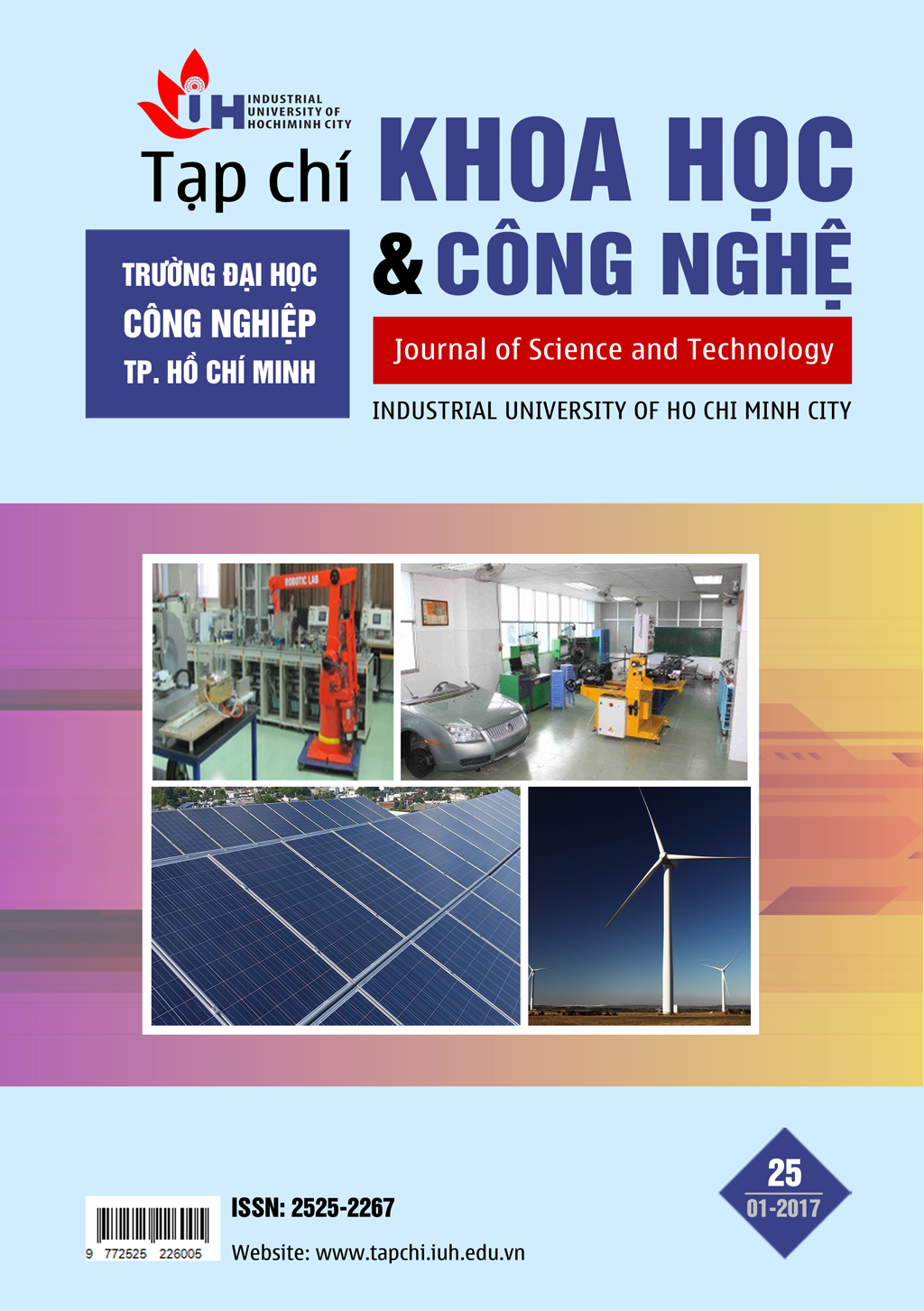 Journal of Science and Technology - IUH - Vol 25 (01-2017)