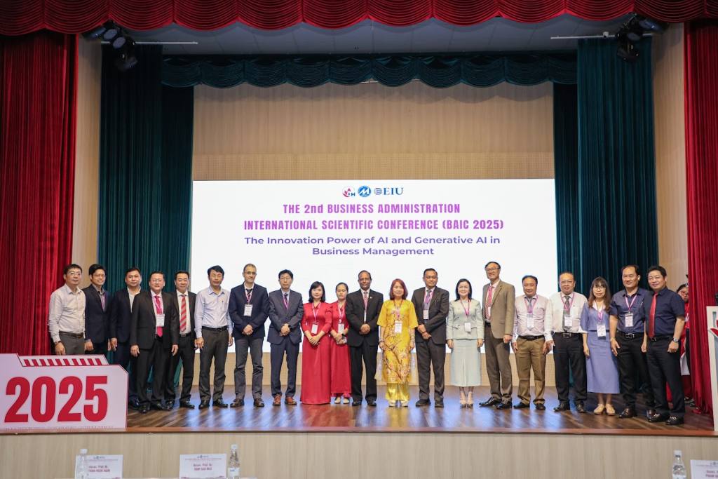 Hội nghị khoa học quốc tế BAIC 2025 lần 2 tại IUH - Sức mạnh AI trong quản trị