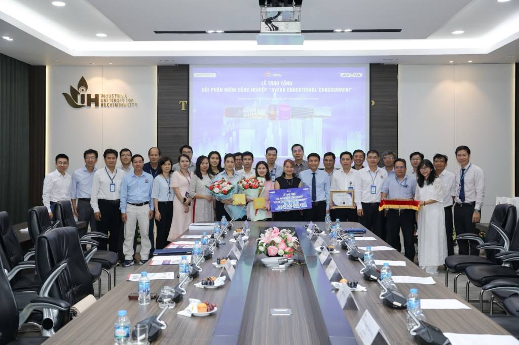 AVEVA tài trợ gói phần mềm trị giá 180.000 đô Mỹ cho Đại học Công nghiệp TP. HCM