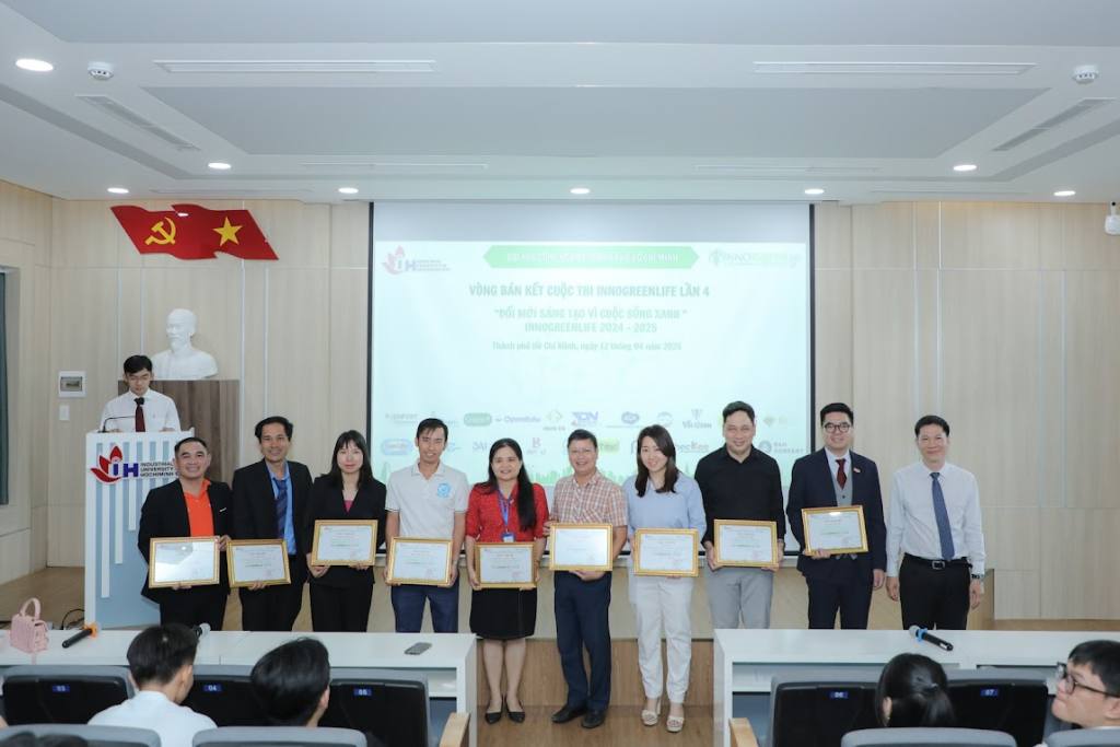 Vòng Bán kết Cuộc thi “Đổi mới sáng tạo vì cuộc sống XANH – INNOGREENLIFE 2024–2025” tại IUH