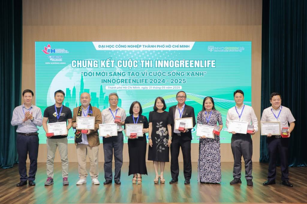 Giải thưởng lên đến 1,2 tỷ đồng tại chung kết cuộc thi InnoGreenLife 2024 của Đại học Công nghiệp TP.HCM