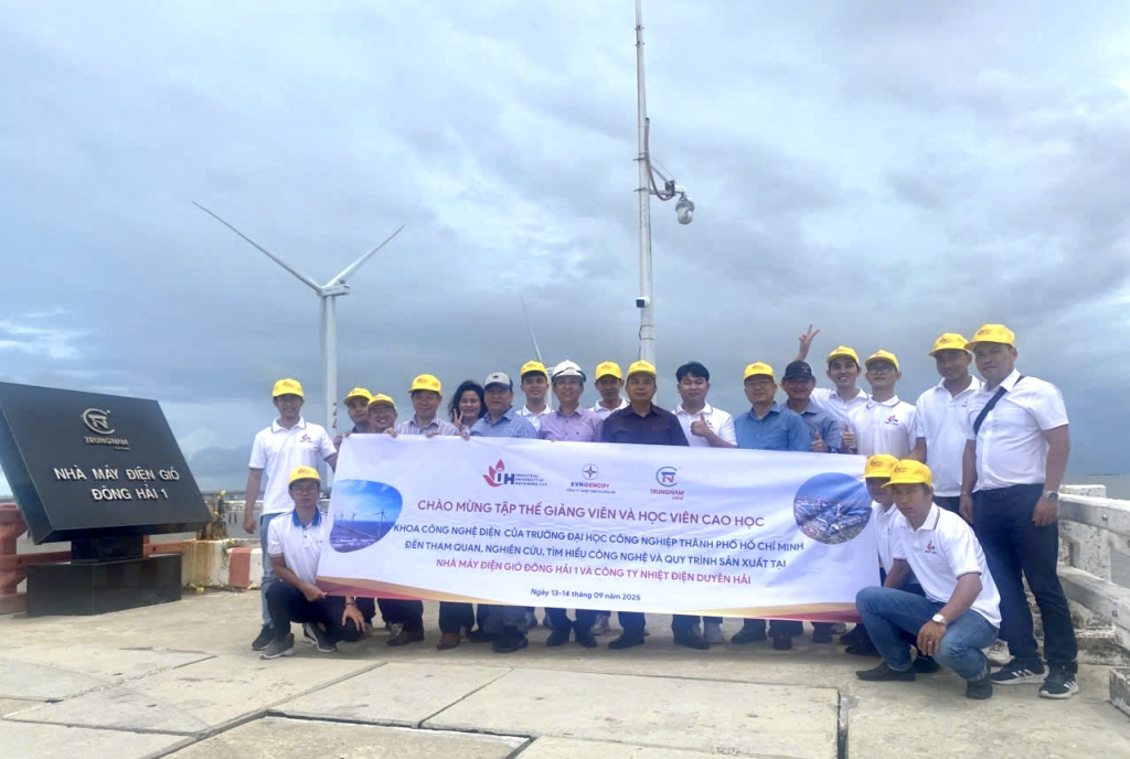 Học viên cao học Kỹ thuật Điện - IUH trải nghiệm tại các nhà máy điện trọng điểm