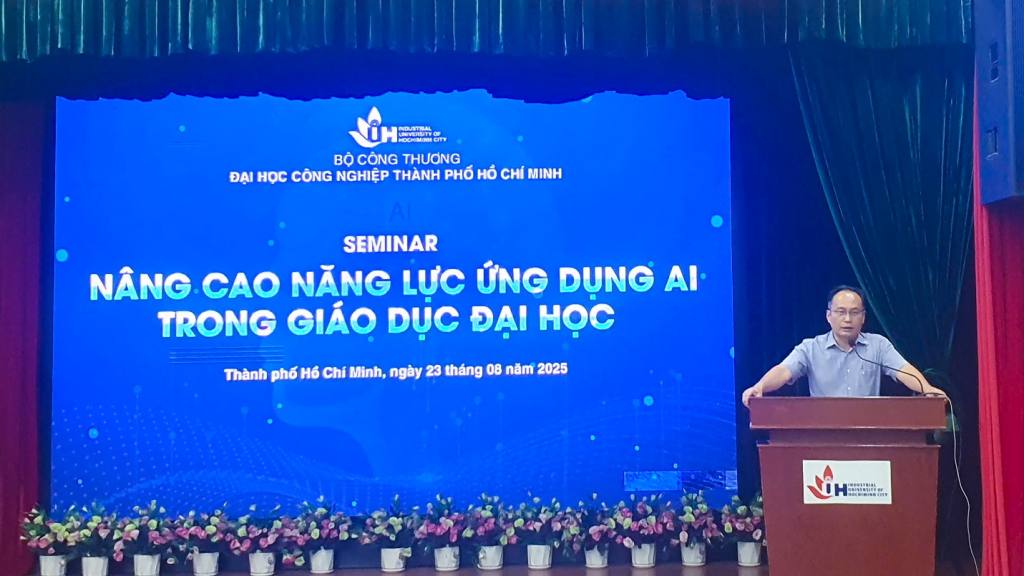 Khép lại chuỗi Seminar ứng dụng AI: IUH nâng cao năng lực số cho giảng viên