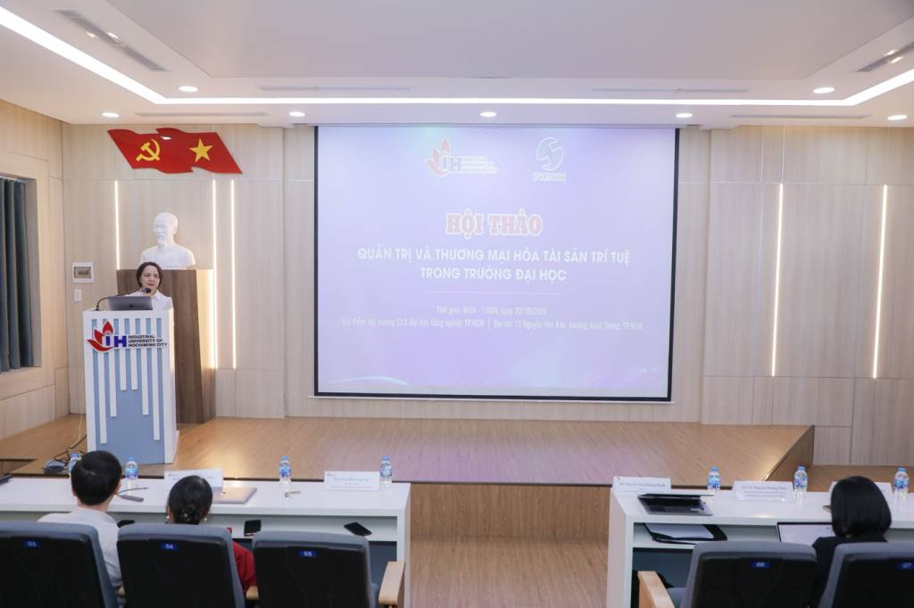 Hội thảo “Quản trị và thương mại hoá tài sản trí tuệ trong trường đại học” - Thúc đẩy liên kết nghiên cứu và thị trường tại IUH