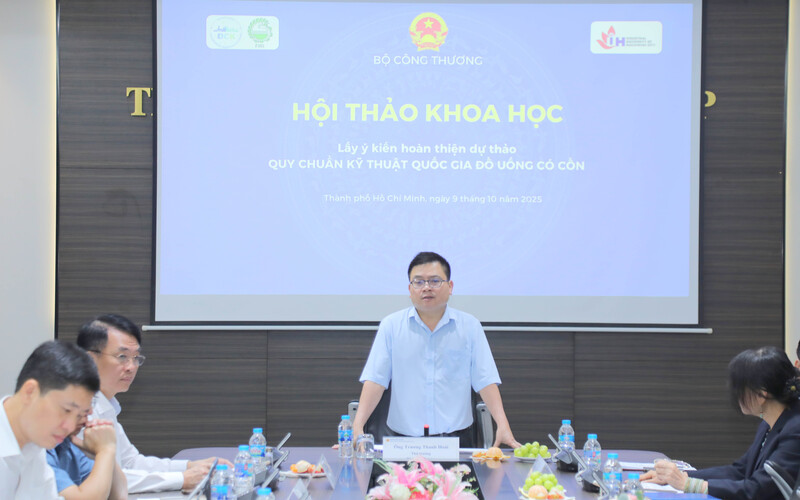 Bộ Công Thương lấy ý kiến quy chuẩn mới sản phẩm đồ uống có cồn