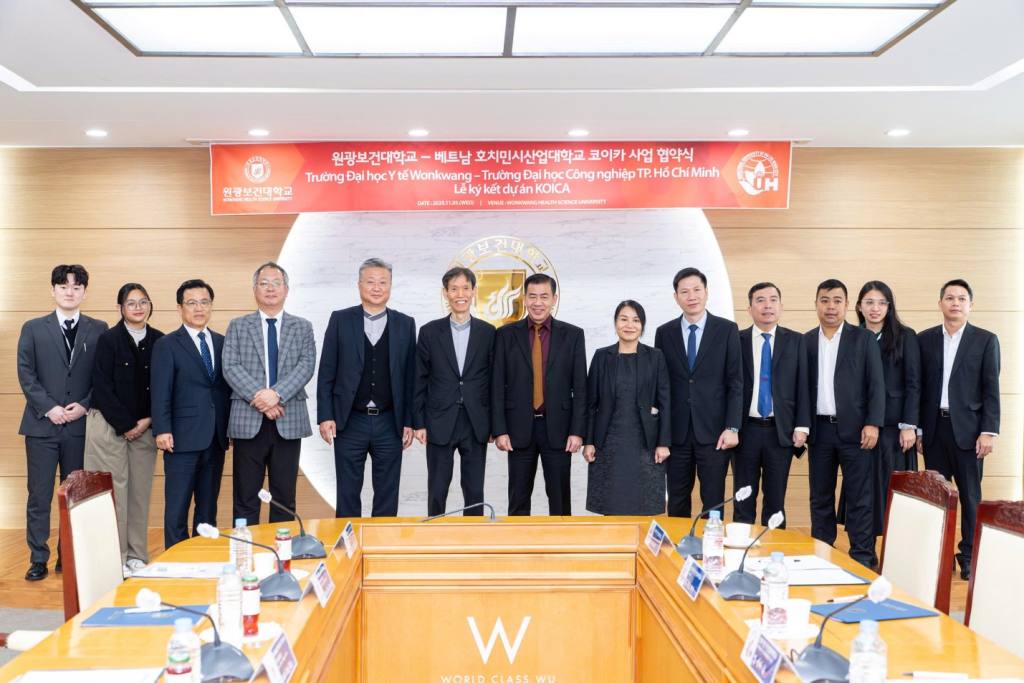 Đại học Công nghiệp TP. Hồ Chí Minh và Trường Đại học Y tế Wonkwang ký kết hợp tác phát triển nguồn lực chất lượng cao