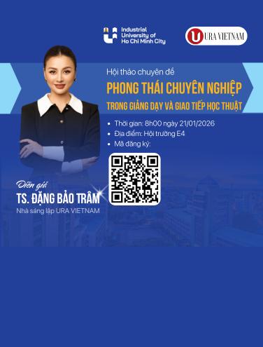 Hội thảo chuyên đề: Phong thái chuyên nghiệp trong giảng dạy và giao tiếp học thuật