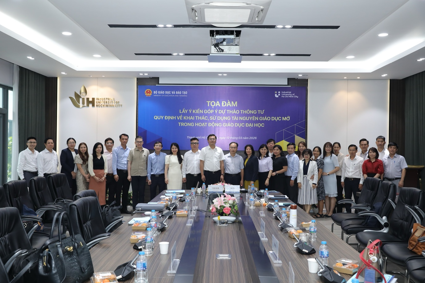 Trường đại học Công nghiệp TP.HCM góp ý dự thảo Thông tư về khai thác, sử dụng tài nguyên giáo dục mở