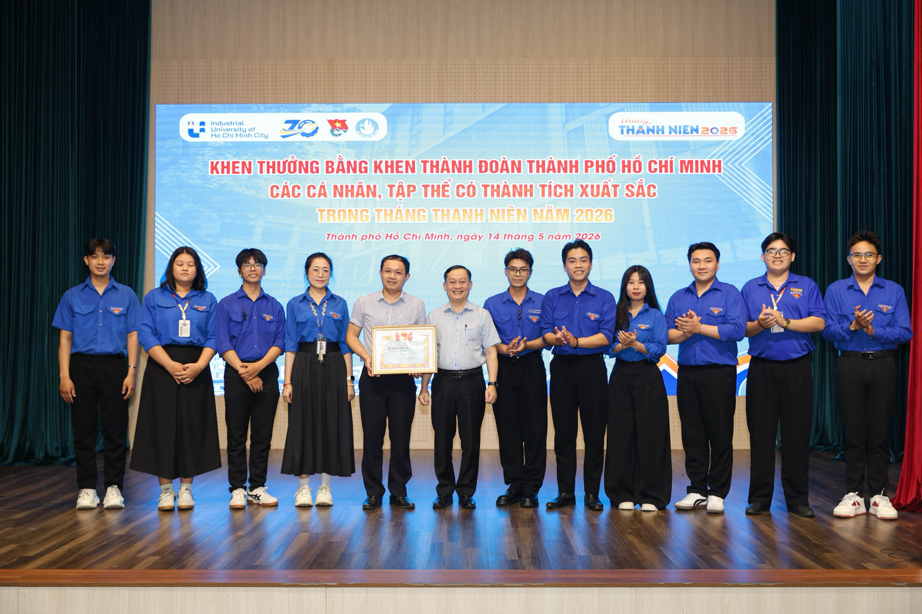 Sôi nổi hội nghị tổng kết Tháng Thanh niên 2026 tại Trường đại học Công nghiệp TP. HCM